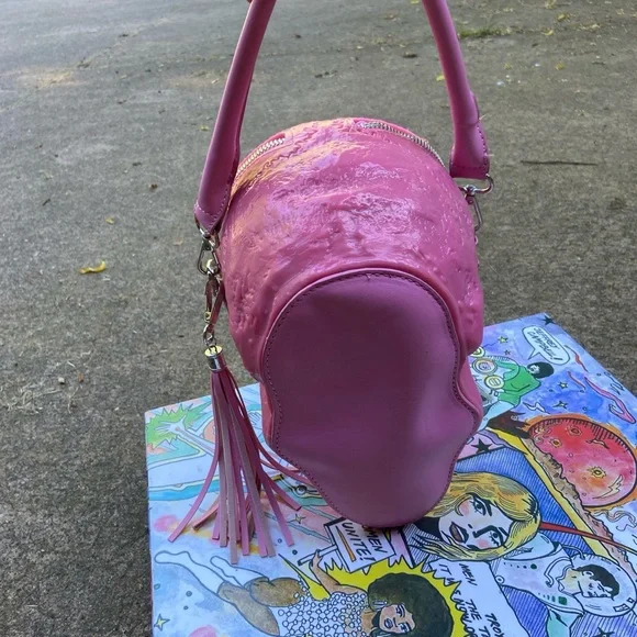 Killstar pink skull purse - Picture 4 of 4